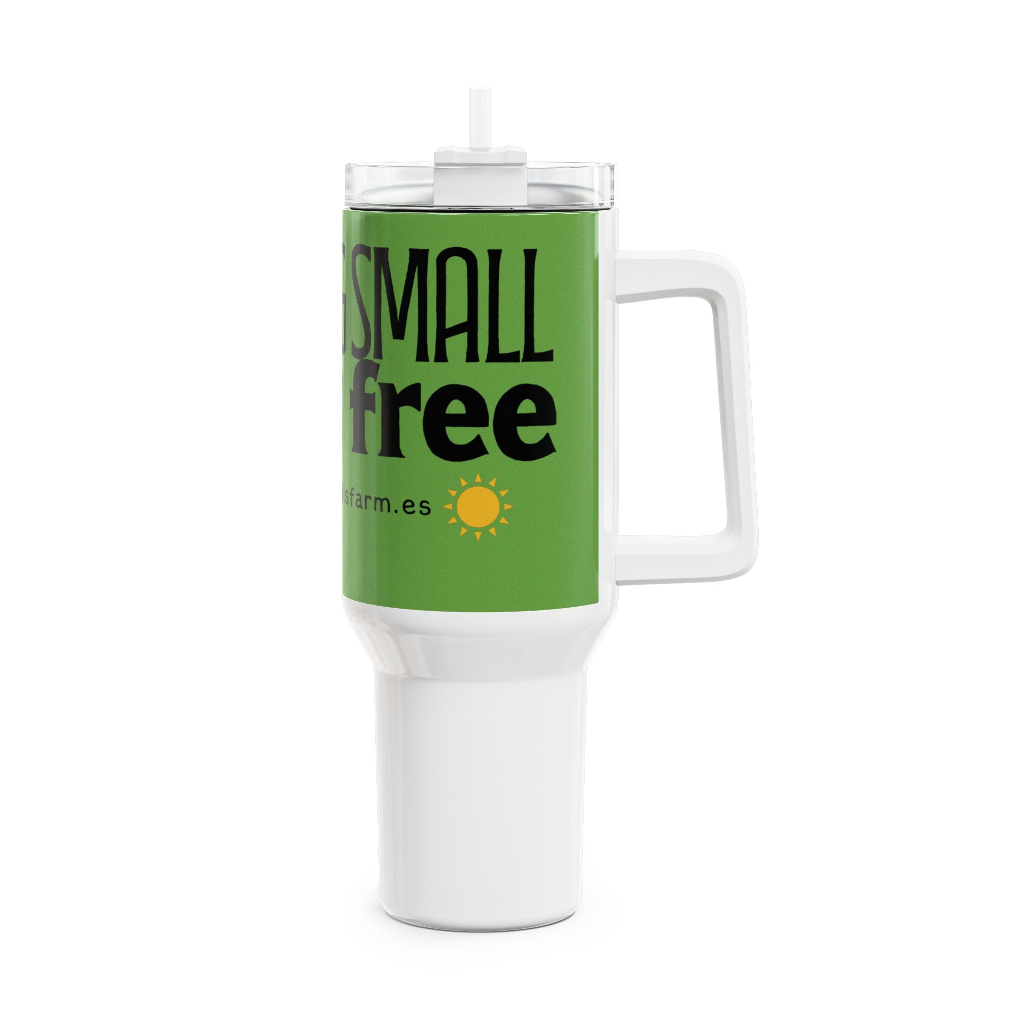 Farming Small, Our Spirit 40oz Tumbler, Personalized Drinkware, Eco-Friendly Travel Mug, Farm Themed Gift, Outdoor Adventure Cup