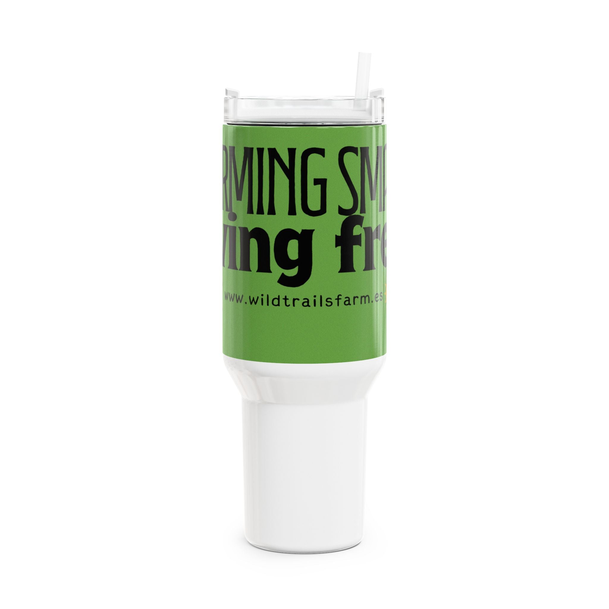 Farming Small, Our Spirit 40oz Tumbler, Personalized Drinkware, Eco-Friendly Travel Mug, Farm Themed Gift, Outdoor Adventure Cup