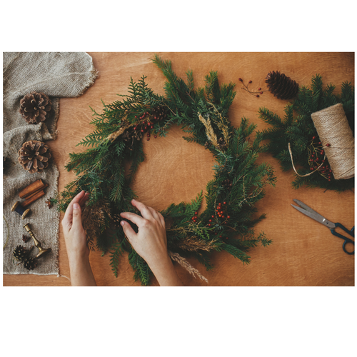 Christmas Wreath Workshop and Cream Tea