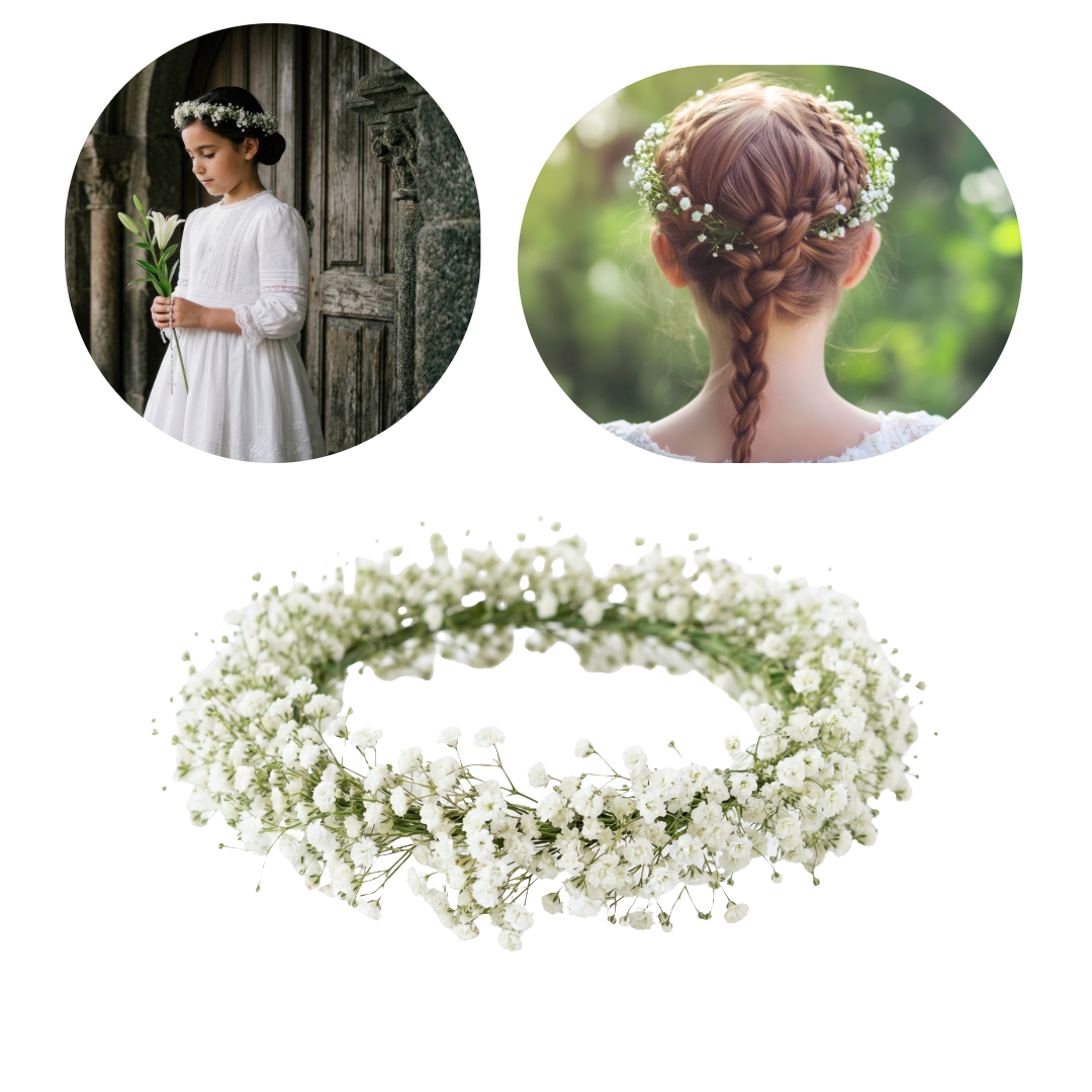"Handcrafted Dried Floral Crown"