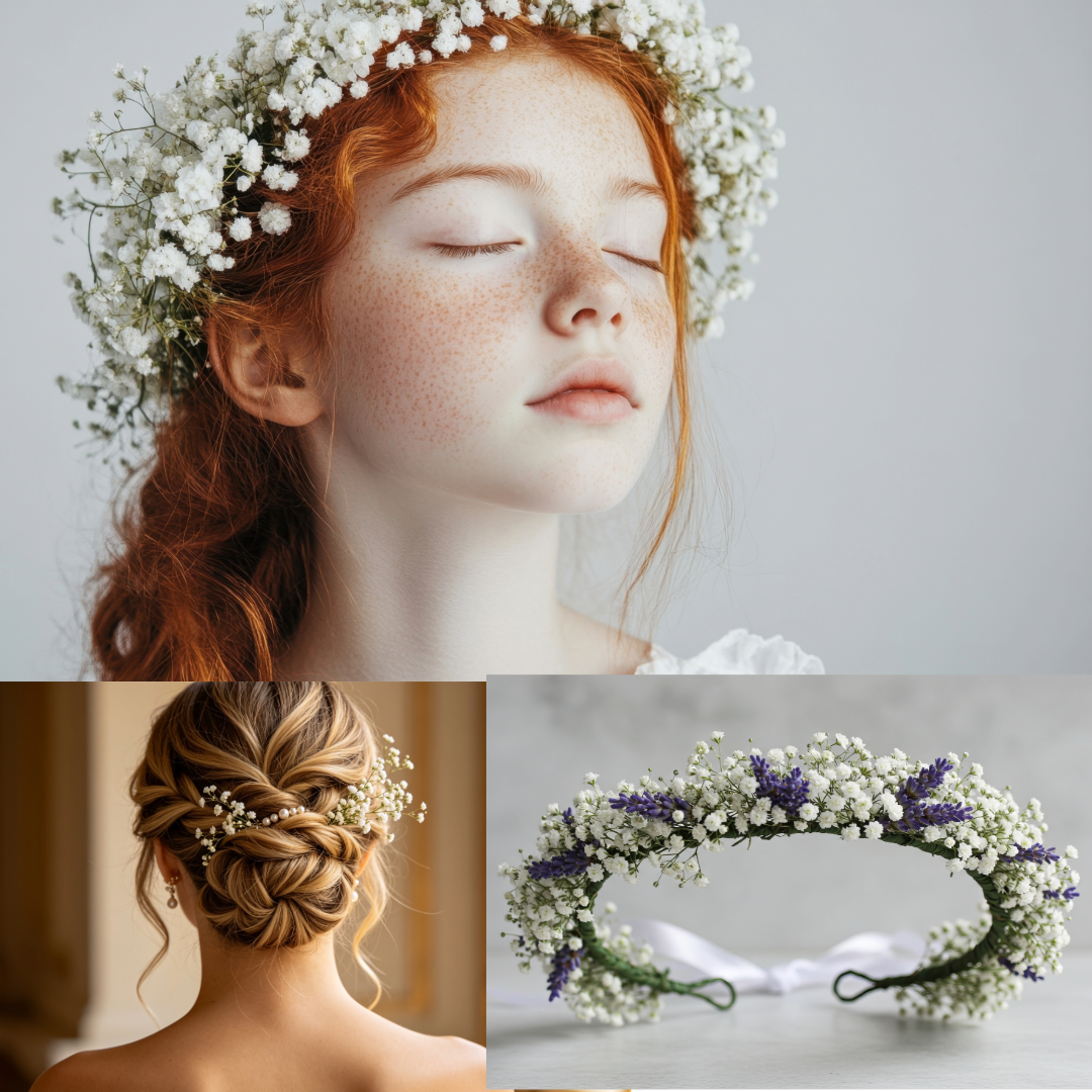 "Handcrafted Dried Floral Crown"