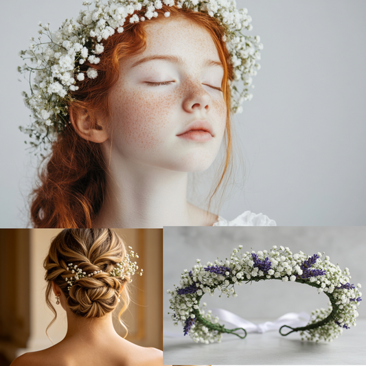 "Handcrafted Dried Floral Crown"